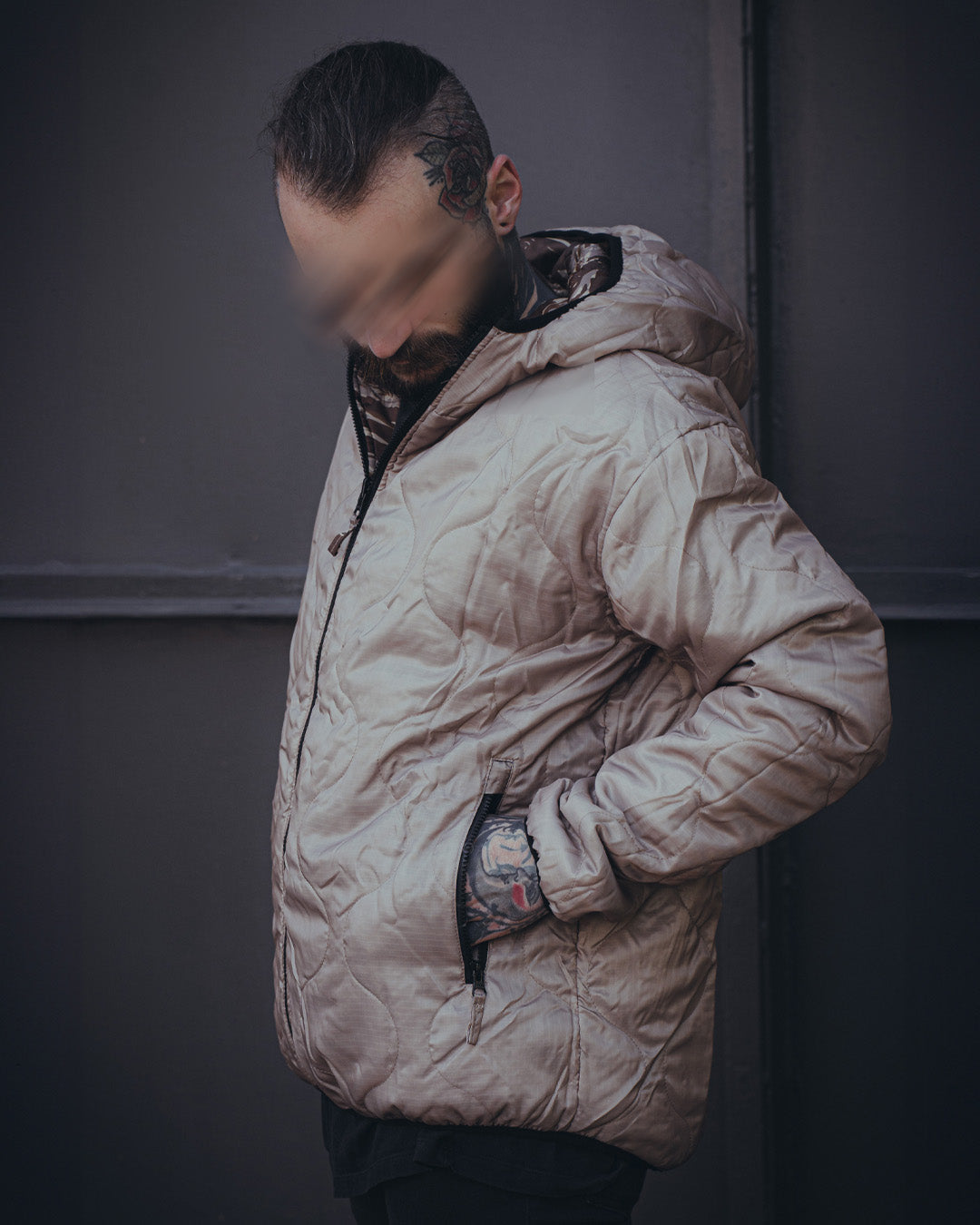 Woobie Jacket V2.0 - Tigerstripe desert / starless desert reversible