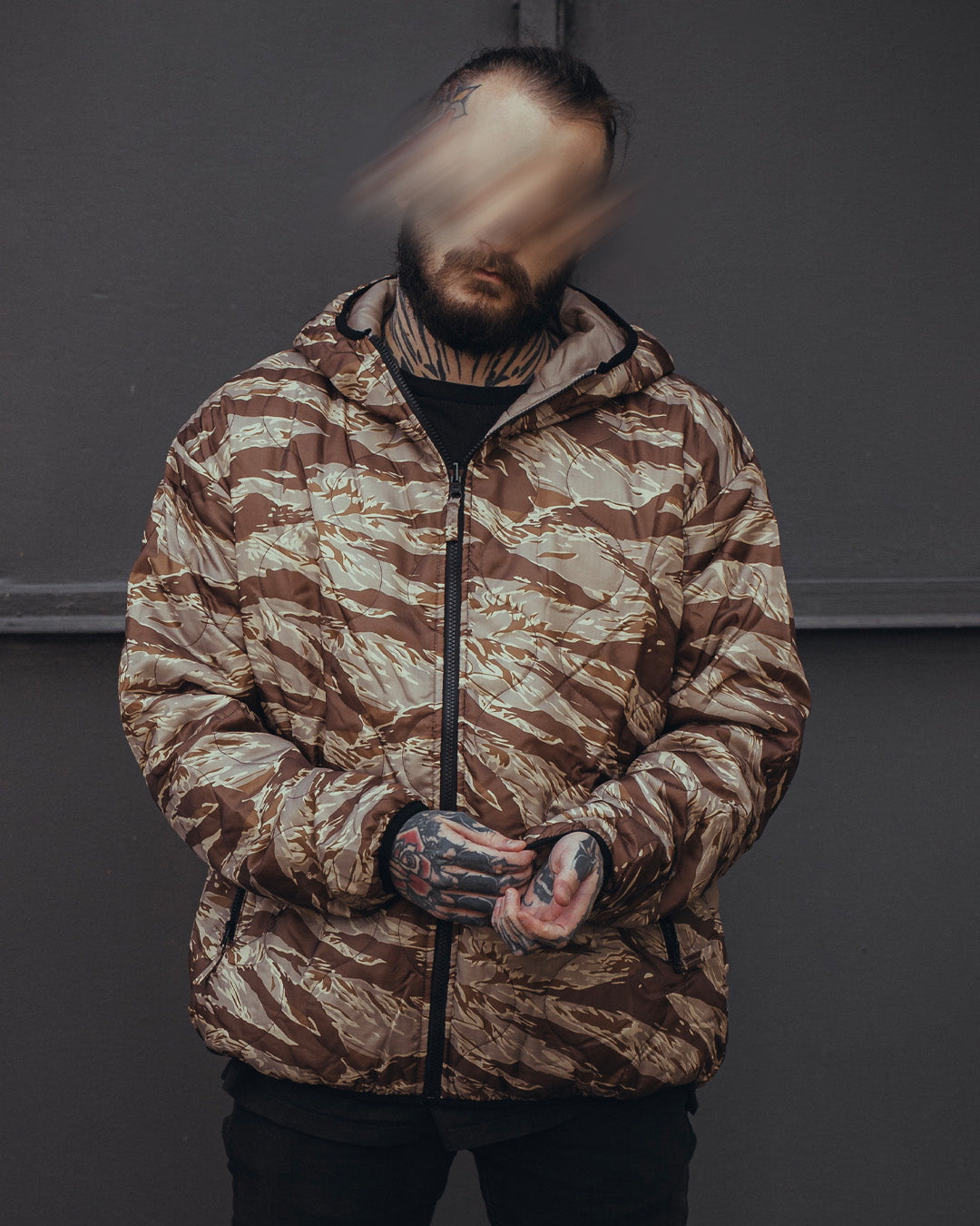 Woobie Jacket V2.0 - Tigerstripe desert / starless desert reversible