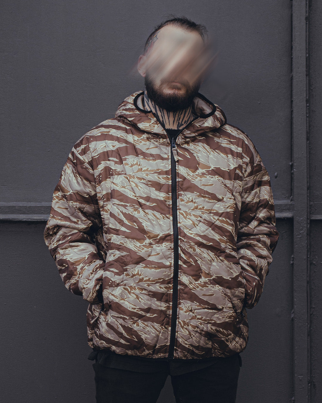 Woobie Jacket V2.0 - Tigerstripe desert / starless desert reversible