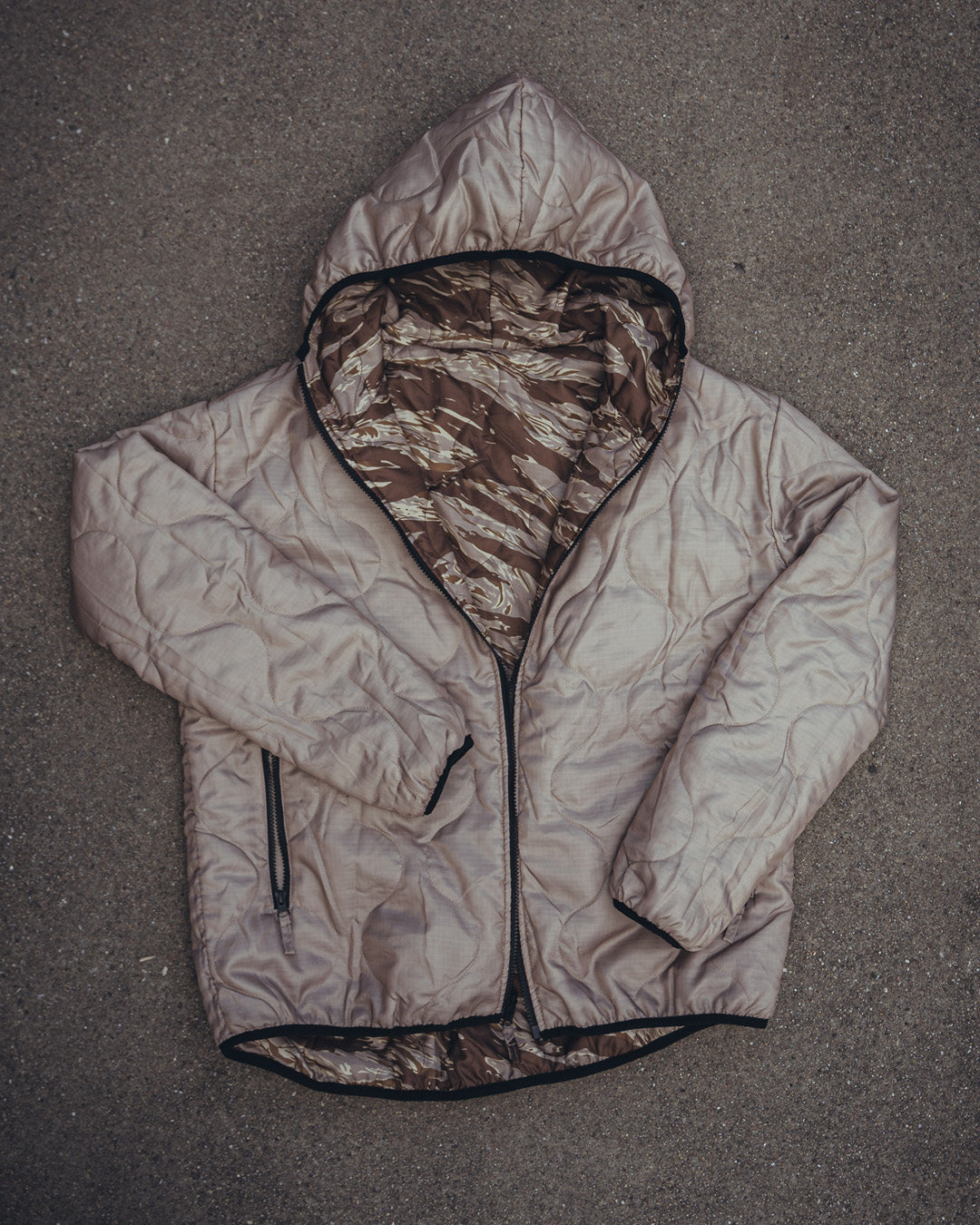 Woobie Jacket V2.0 - Tigerstripe desert / starless desert reversible