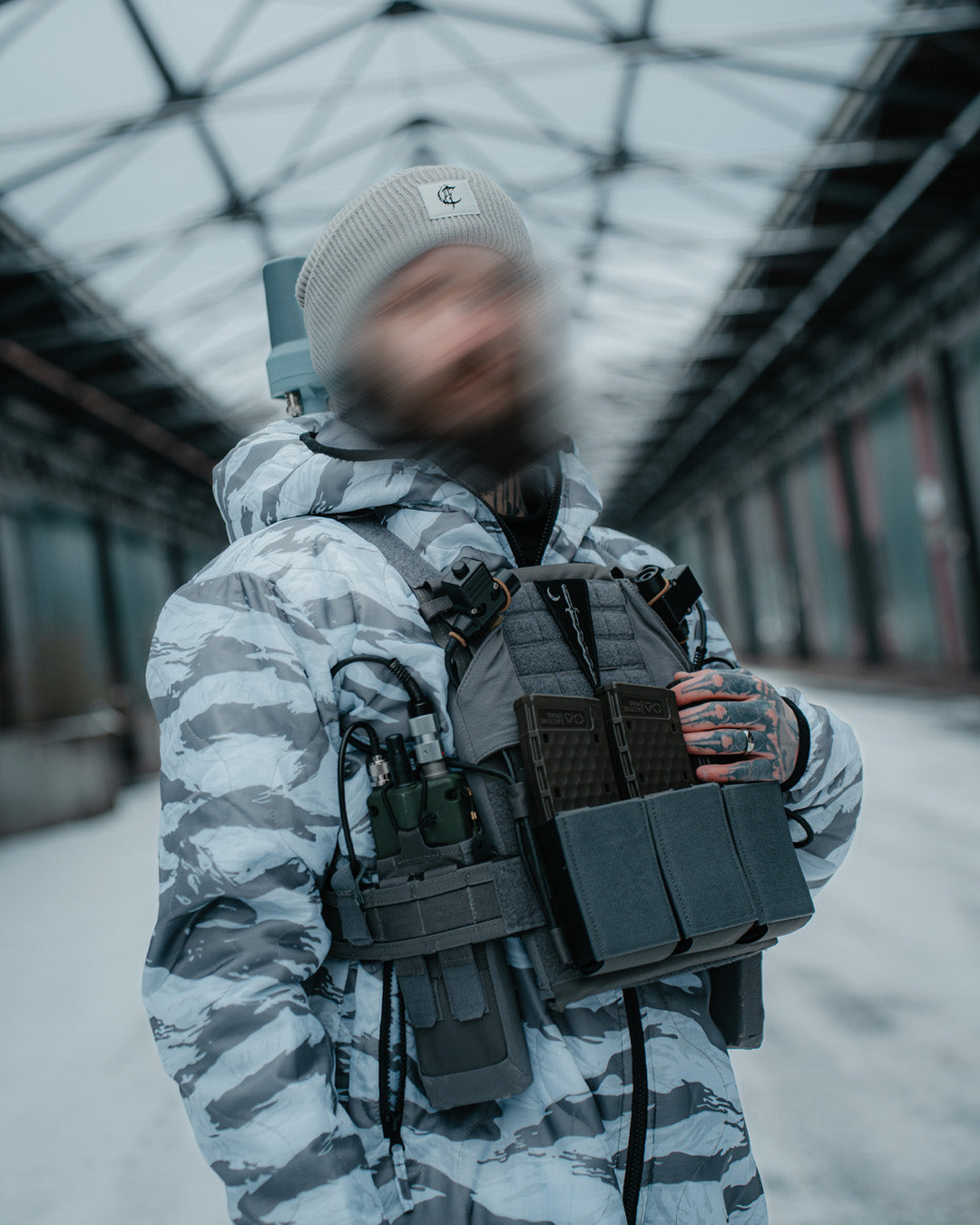 Woobie Jacket V2.0 - Tigerstripe Arctic / Grimestone reversible