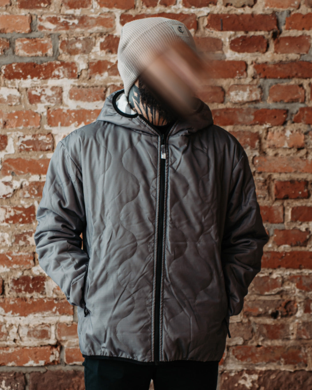 Woobie Jacket V2.0 - Tigerstripe Arctic / Grimestone reversible