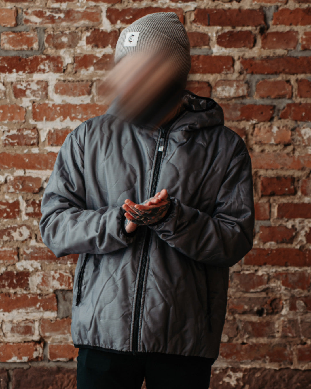 Woobie Jacket V2.0 - Tigerstripe Arctic / Grimestone reversible