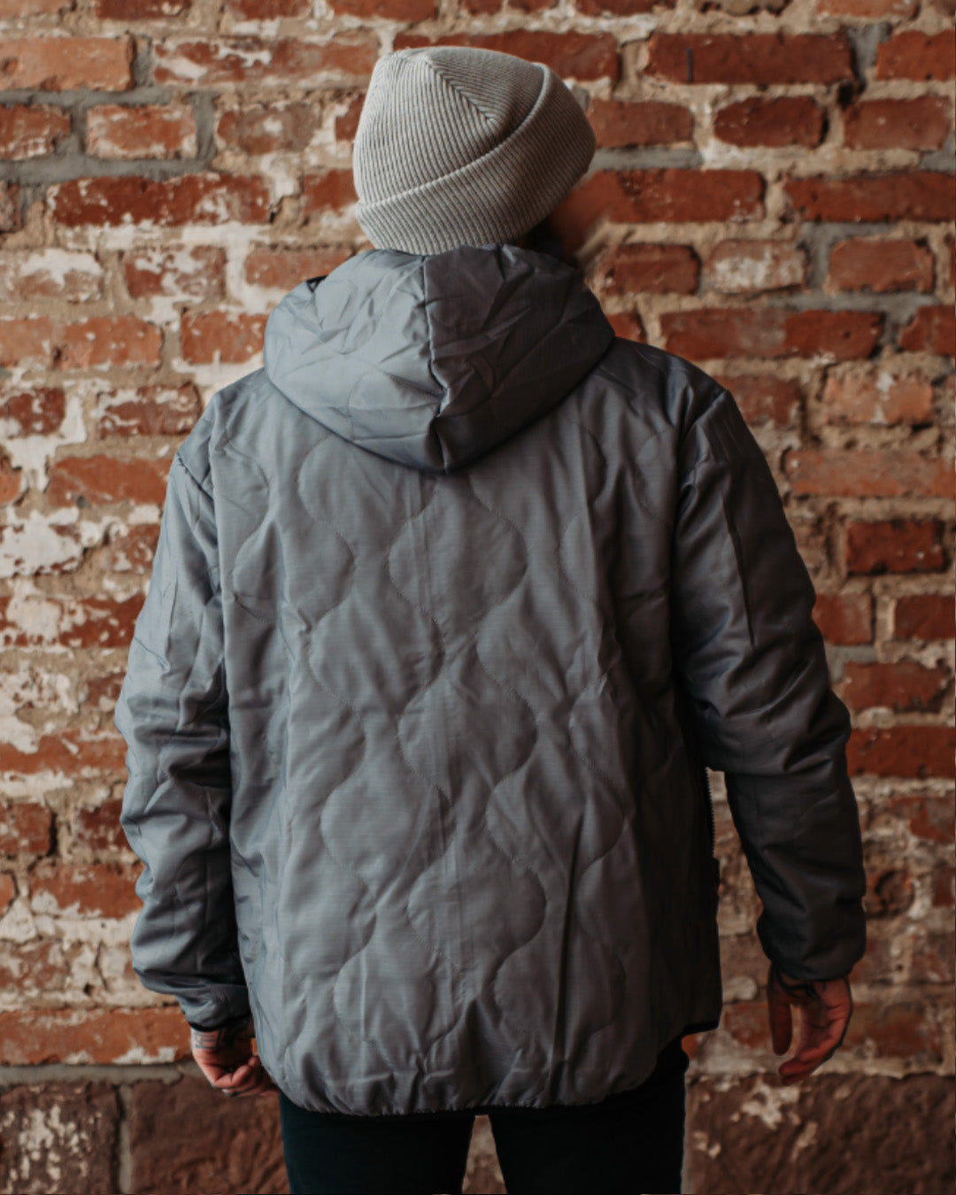 Woobie Jacket V2.0 - Tigerstripe Arctic / Grimestone reversible