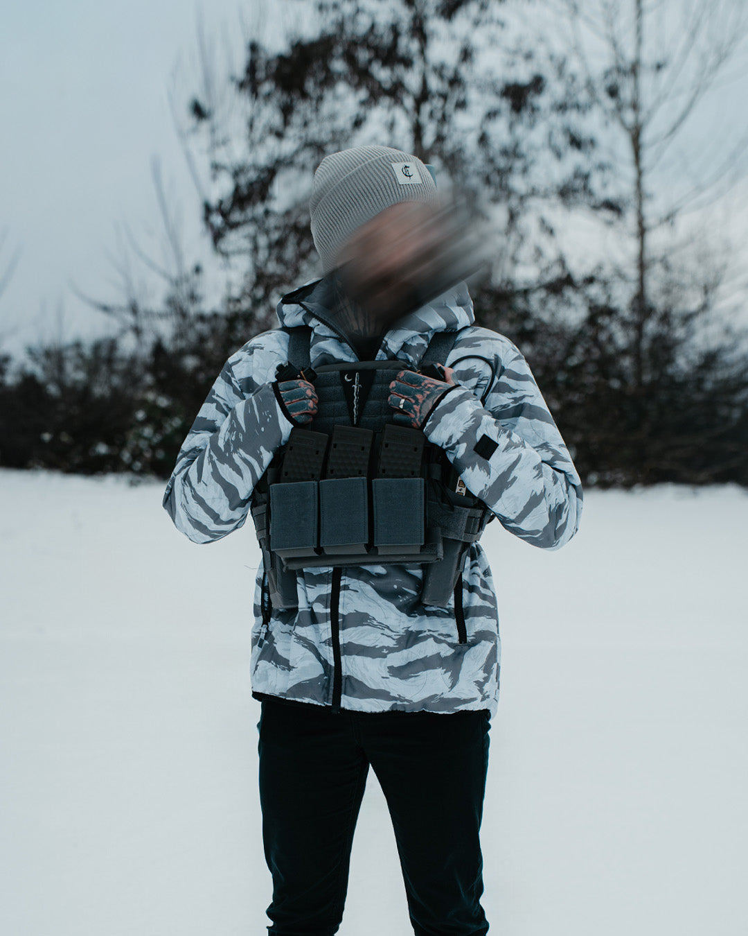 Woobie Jacket V2.0 - Tigerstripe Arctic / Grimestone reversible