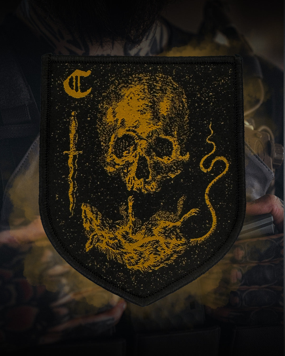 The Vermin Rite - limitiert 50 - golden shroud - Patch
