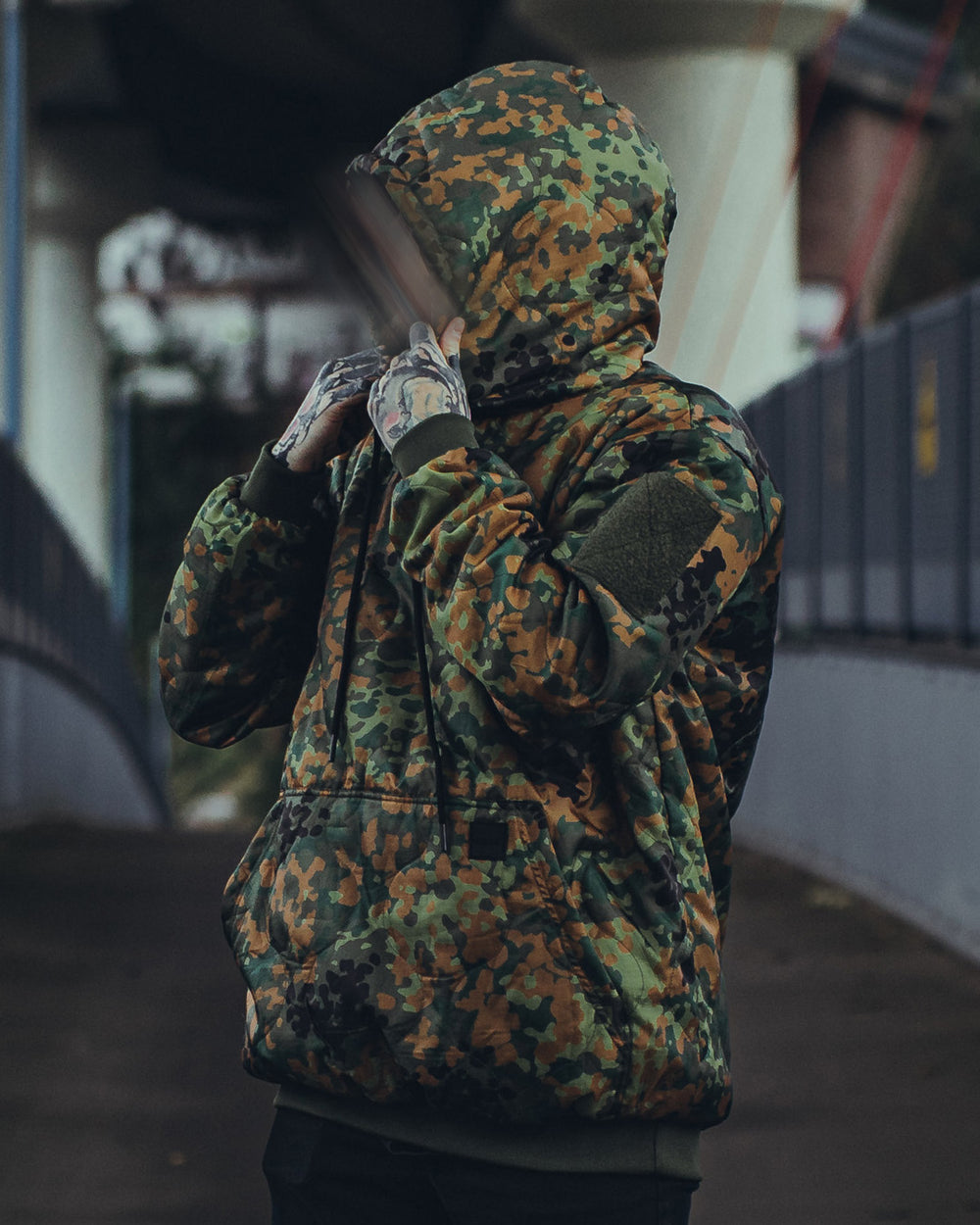 Woobie Hoodie V2.0 - Leiden im Felde Special - Flecktarn / Ranger gree