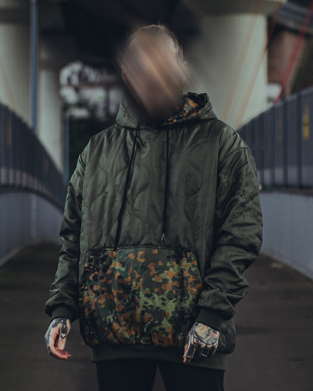 Woobie Hoodie V2.0 - Leiden im Felde Special - Flecktarn / Ranger gree