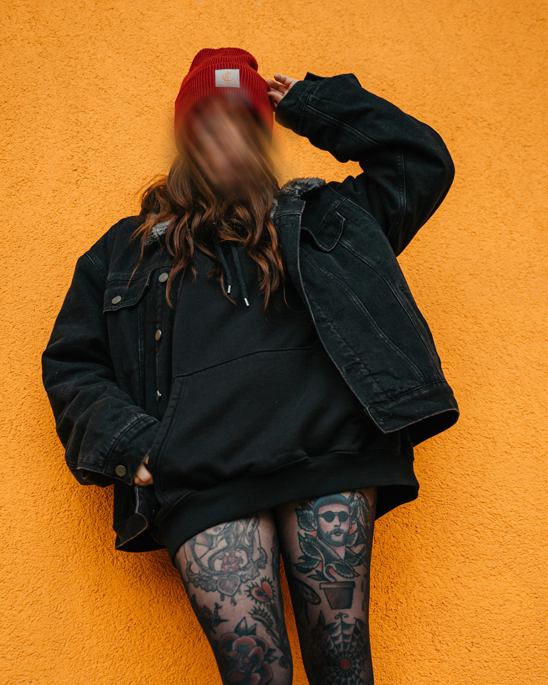 Coven - Winter Trucker Jacket - Wormshell of Black Winter