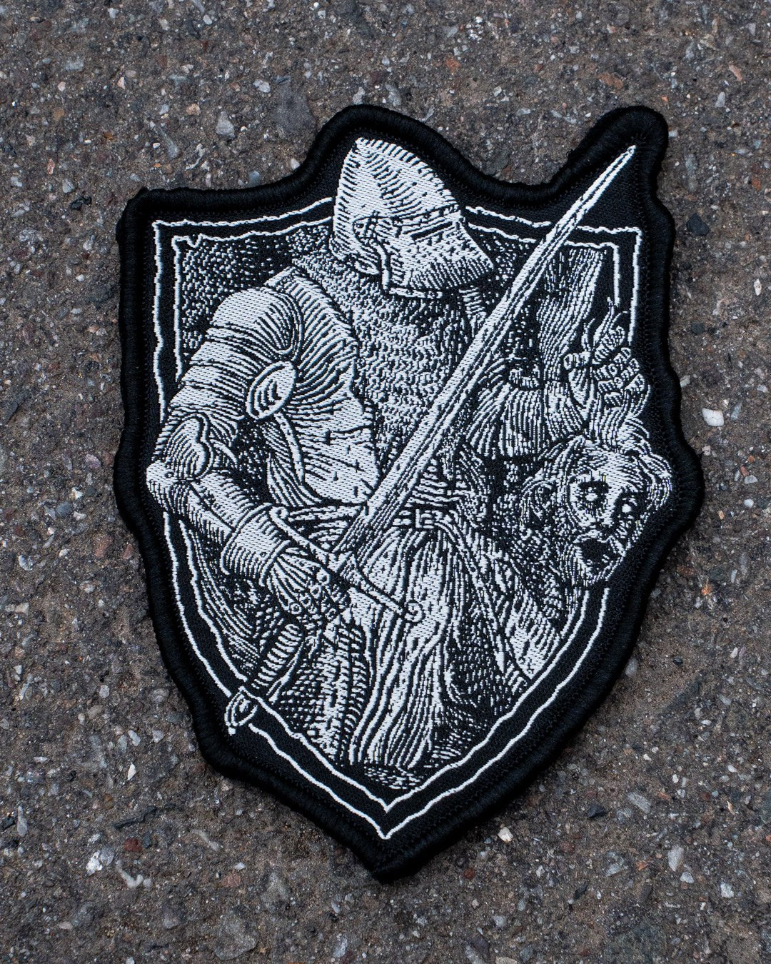 Blutzoll Patch, Wappenschild im Detail