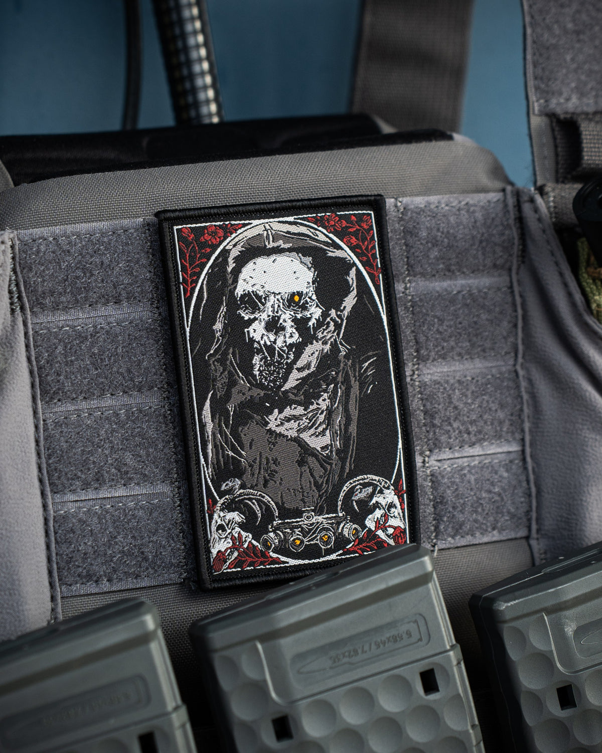 Worms of Worship Patch, gestickt