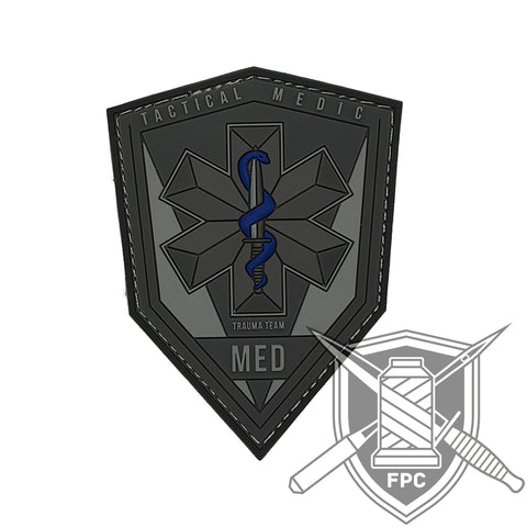 Tactical Medic / TacMed - PVC Patch grey