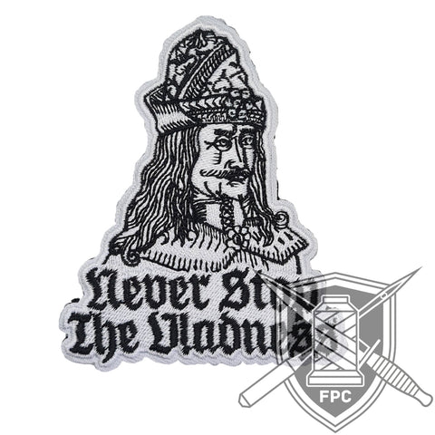 Never stop the Vladness - Patch - weiß